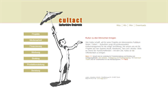 Desktop Screenshot of cultact.ch