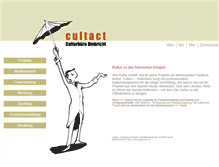 Tablet Screenshot of cultact.ch
